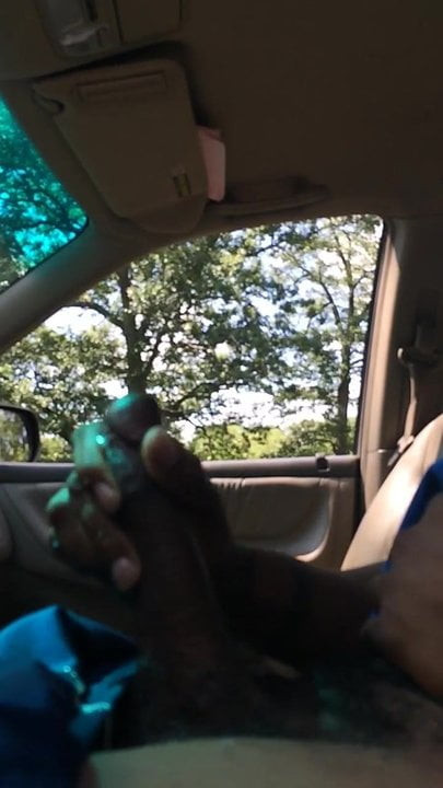 Car jerking BBC cumming