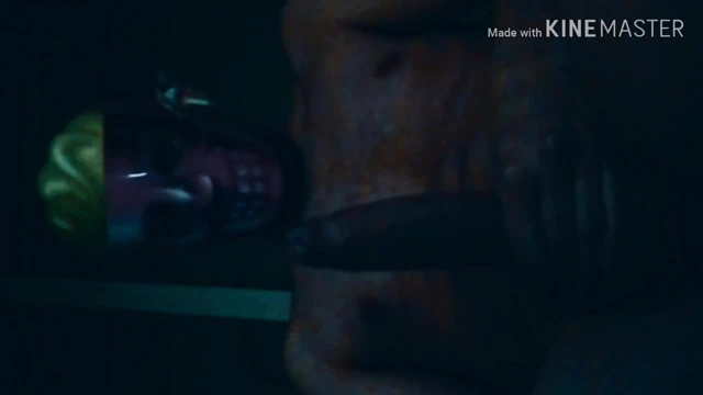 Jerking off big cock mask