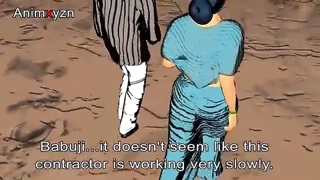 India girl animation  india vilage vilage video