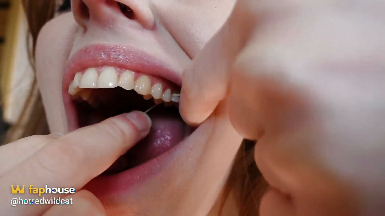 I Clean My Teeth with Dental Floss