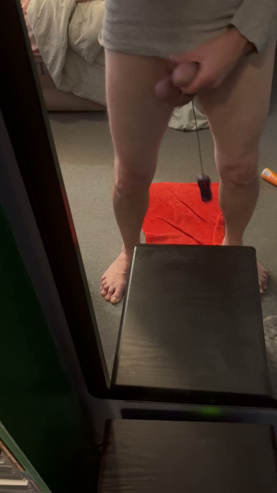 It’s dangling out of my ass and it feels so good!