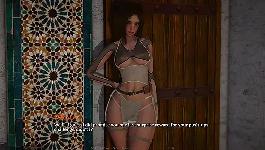 Blonde Slut Lies Back on Table, Takes Massive Cock Down Her Throat