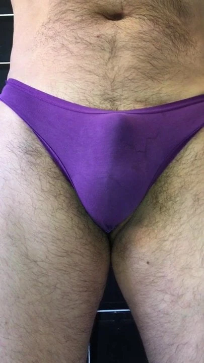 Purple panty pee