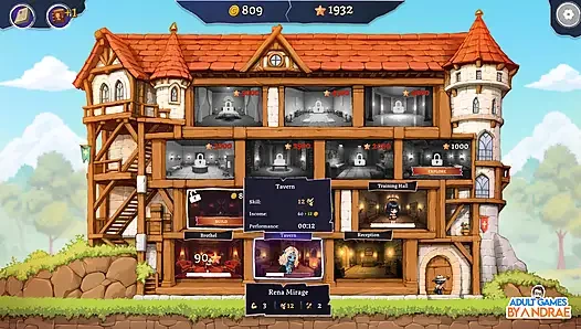 EP4: Lumin тверкает и трахает ее тугую киску - симулятор секс-гильдии