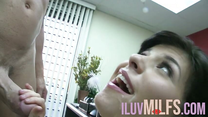Small tits milf sucking and fucking big dick
