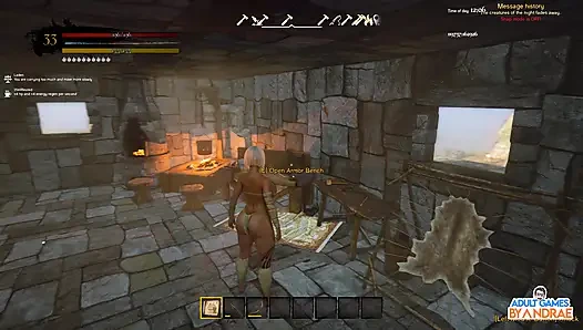 EP11: Каменный дом Обновления: комната / ванная и бронзовое оружие крафта на порочной острове