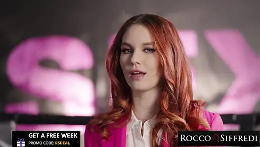 ROCCO sIFFREDI - heiße rothaarige nimmt hardcore-anal - Leya desantis