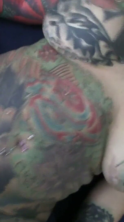 I bet you never see a slut with a spider web asshole tattoo | Clip 1