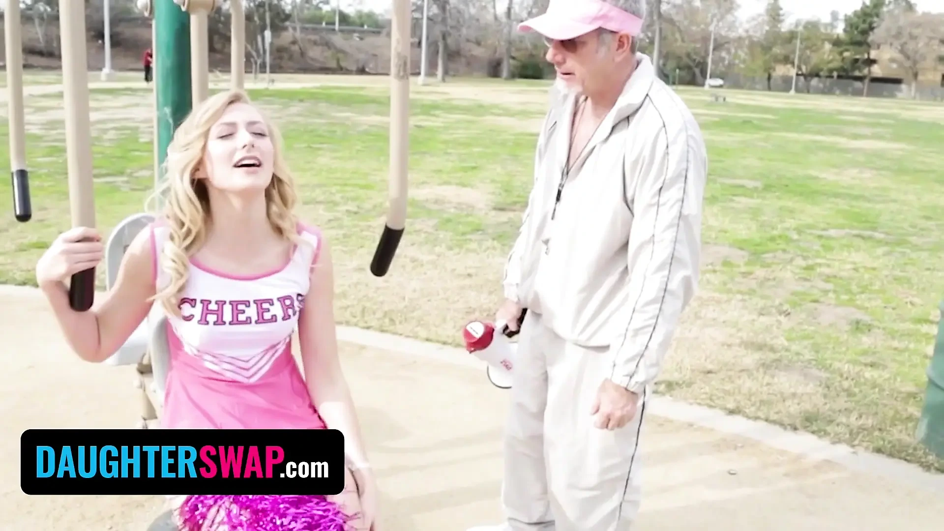 Daughter Swap – Naughty teen seduces her best friends Stepdad by giving him a peek of her wet pussy