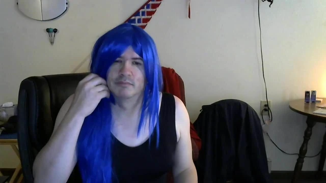 new blue wig