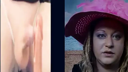 Eşcinsel kadın kılıklı kız için küçük penis aşağılayıcı