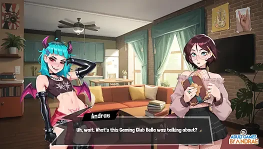 Gameplay rumah futa femboy bagian 1 - memulai kehidupan di kampus seni ajaib