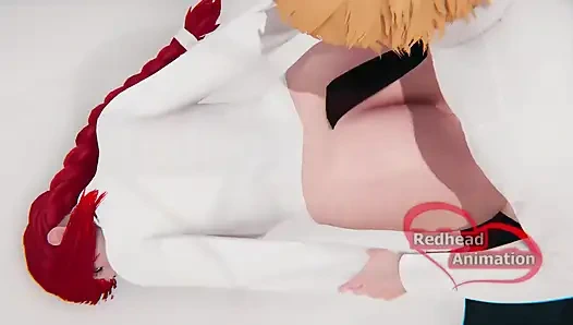 Denji Makima'yı sikiyor - motorlu testere adam