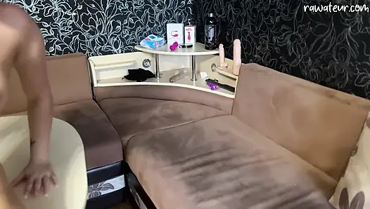 Russian Casting Couch Audition: Naughty Amateur Babe Gets Creampied with Buttplug Play!