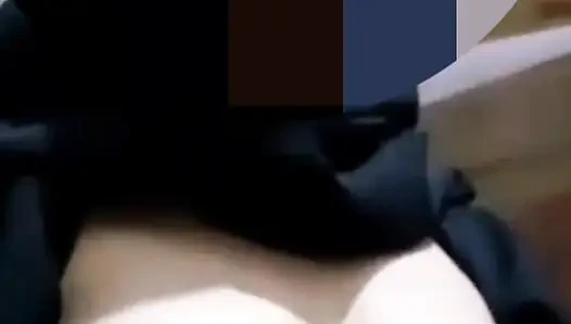 Real Veiled Ukhti Malay Shows Off Big Breasts part2