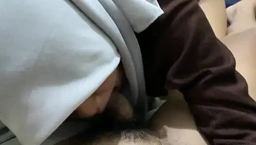 Hijab hyper ngemut kontol