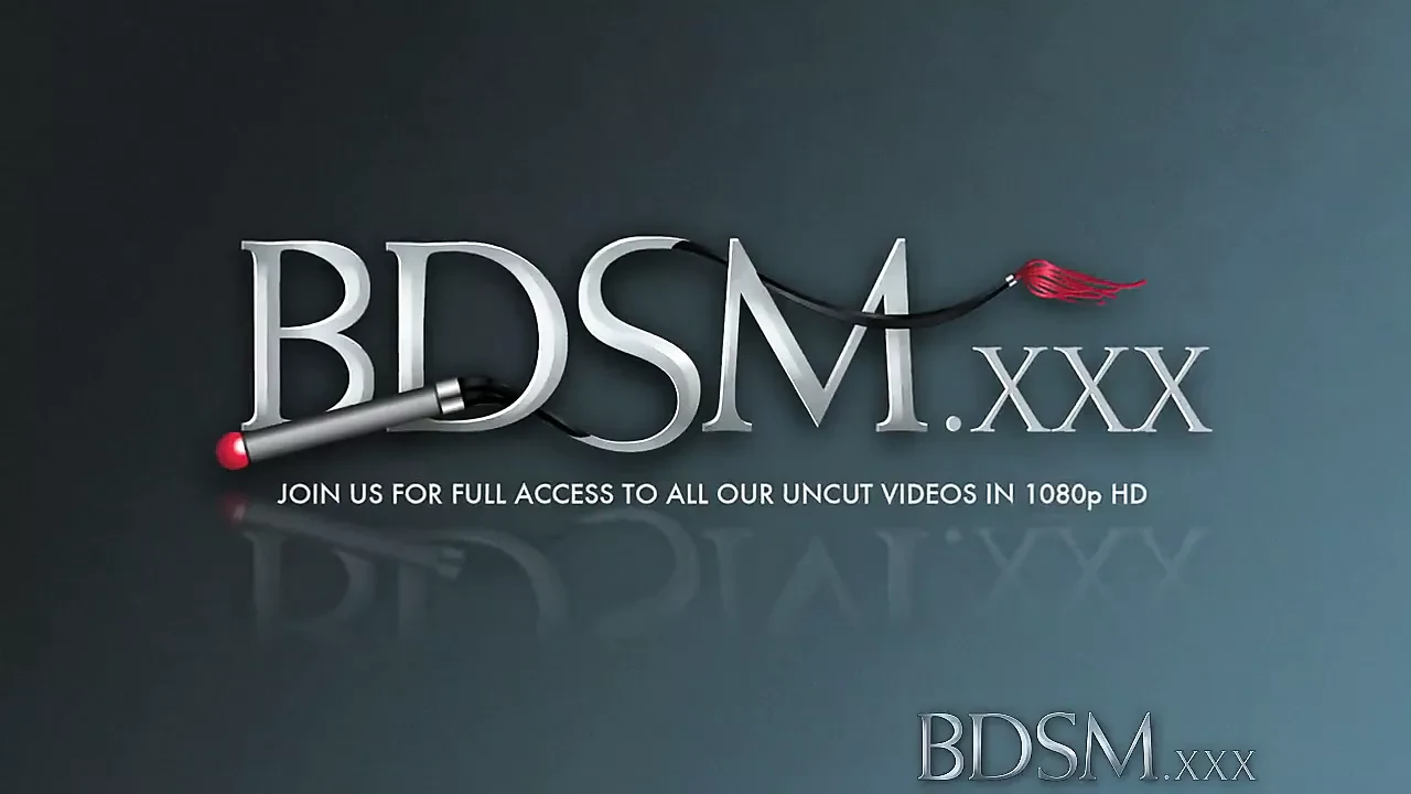 BDSM XXX Slave boy in straight jacket and anal hook swings