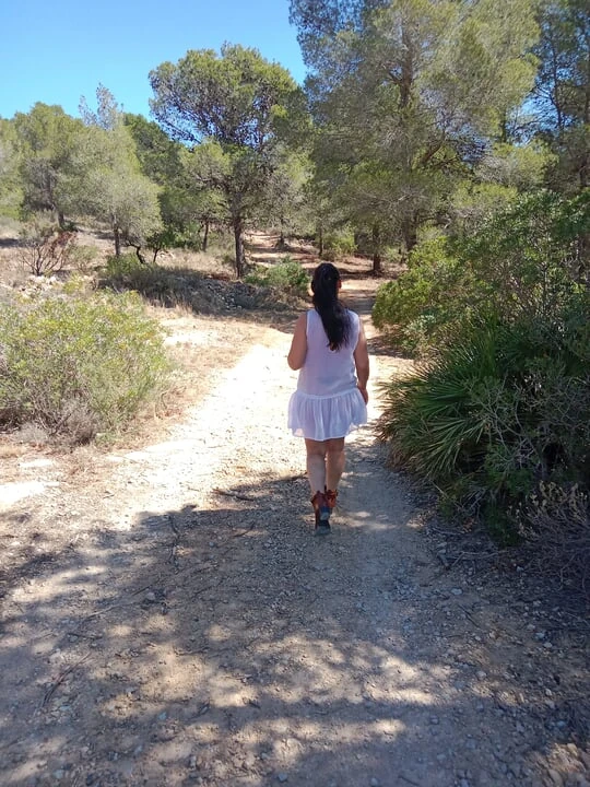 Walking naked in the open air