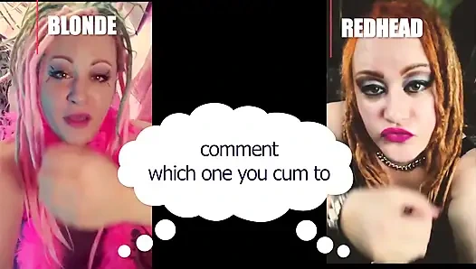 Comment which one made you cum blonde or redhead straight version