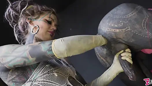 Trans Lily Lu likes to be a good sissy for Anuskatzz