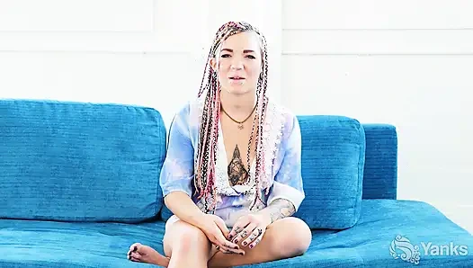 Pixie Lehaj Oils up Her Pussy