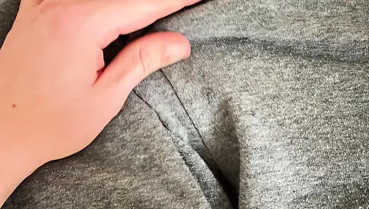 Stepbrother cums in my panties and I will wear them at the gym