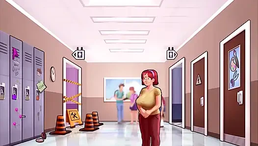 Summertime Saga - Johannes fucked Odette, Johannes fucked Maria, Eva had her baby