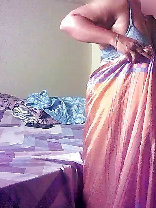 Before Fucking Sexy Big Tits Wife Wearing Saree & Pussy Fingered Hard
