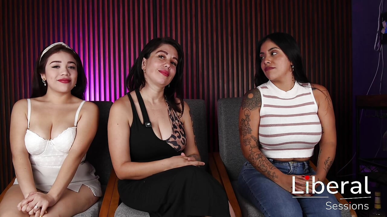 MATURE MILF WITH TREMENDOUS TITS, RECORDS HER FIRST THREESOME WITH 2 STRANGERS.