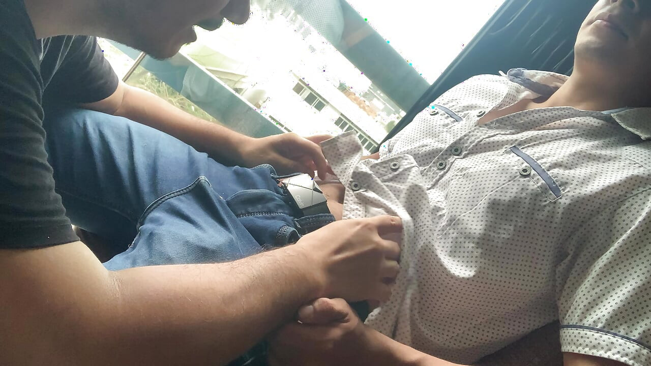 On the Rooftop Receiving a Blowjob