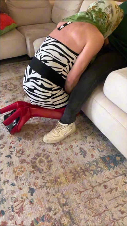 my young stepson's first oral experience | Clip 1