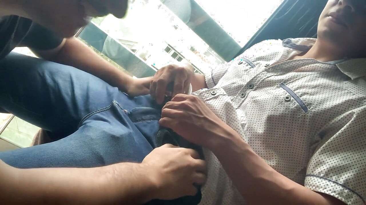 On the Rooftop Receiving a Blowjob