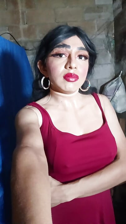Mexican transvestite coming out of the closet