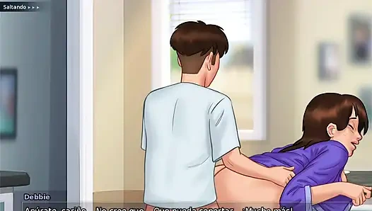 The best scenes of summertime saga with stepmother Debbie - summertime saga