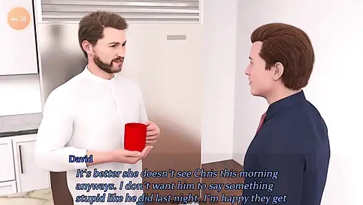 Идеальный брак No8 Крис и Энн болтают в постели.