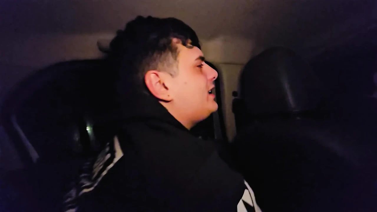 A double blowjob in my friend's car DIRTY MORBID GIRLS