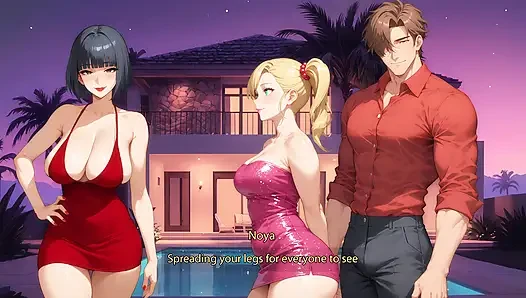 Ateşli evli kadınlar garip istiyor - kocalarını kart oyunlarına baştan çıkarıyor - bölüm 3