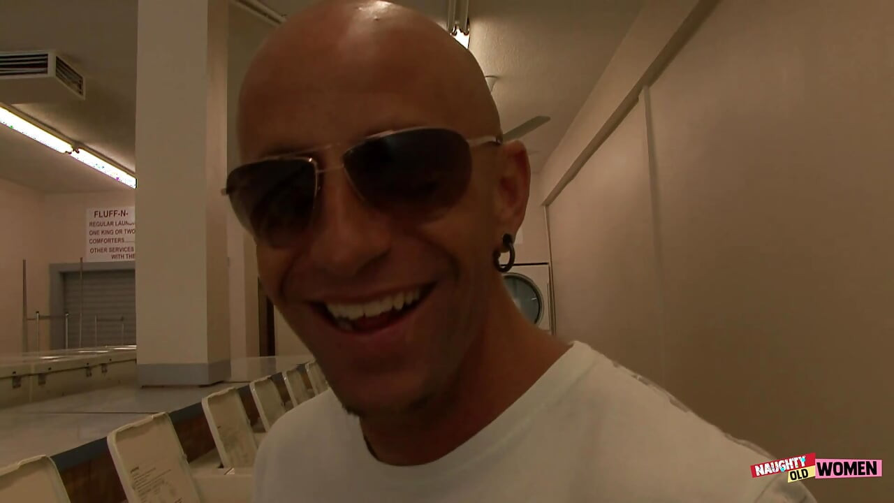 Experienced blonde MILF Regan Anthony gets picked up and fucked by a bald guy