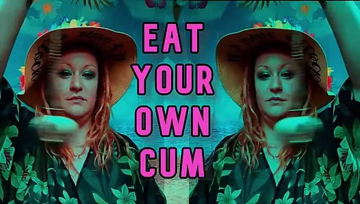 Mesmerized to eat your own cum for sissies Camp Sissy Boi version