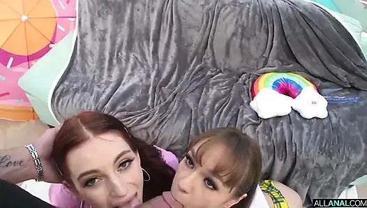 Sailor ve Maya ile çifte doldurulmuş zevk