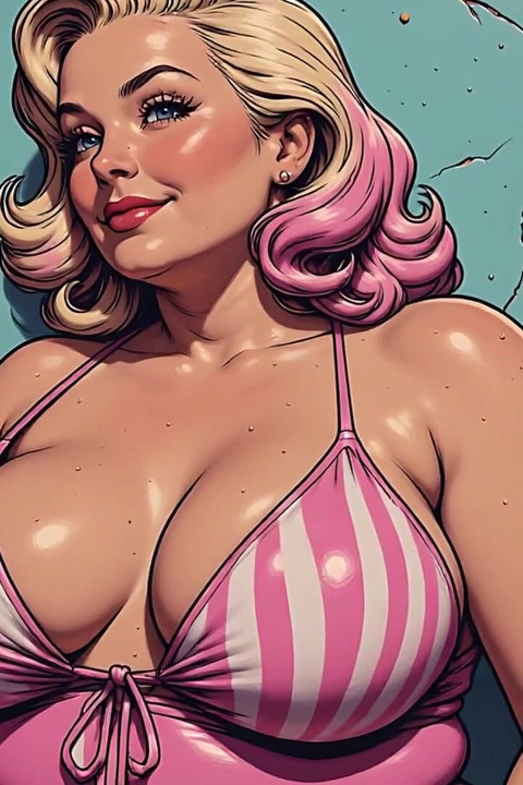 Chubby Bikini Beauties Art