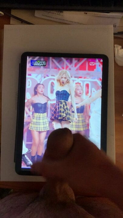 Blackpink Rose Cum Tribute