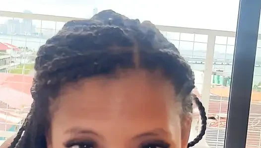 Morning to my boyfriend with wet blowjob