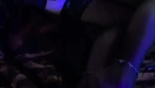 Elara plays with TWO BBC dildos and gets a cum on toes ending!