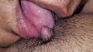 Sucking my stepmom's tits and pussy slut