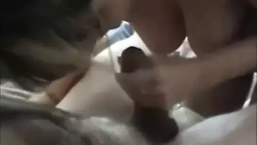 homemade husband wife sex tape blowjob cumshot doggy style