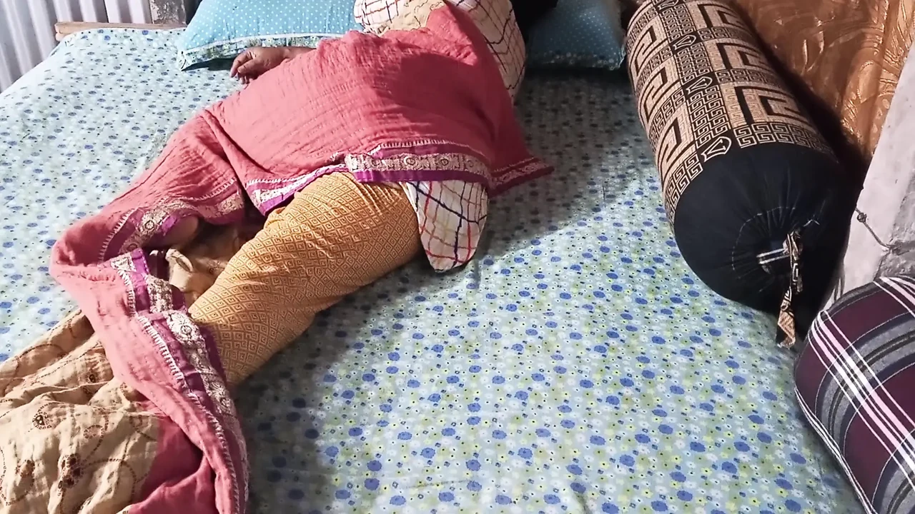 Step sister with First-time village at home