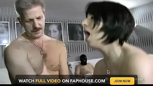 Creamy gangbang with cum bitch Elli