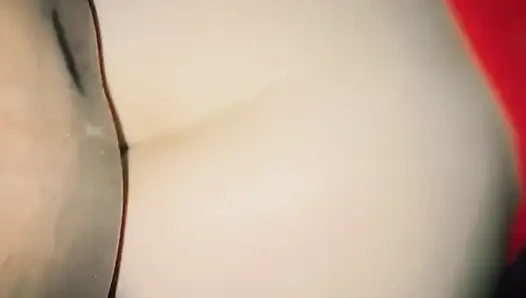 She loves taking back shots from my black cock