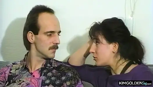 Leidenschaftlicher Oralaustausch mit intensiver Lust